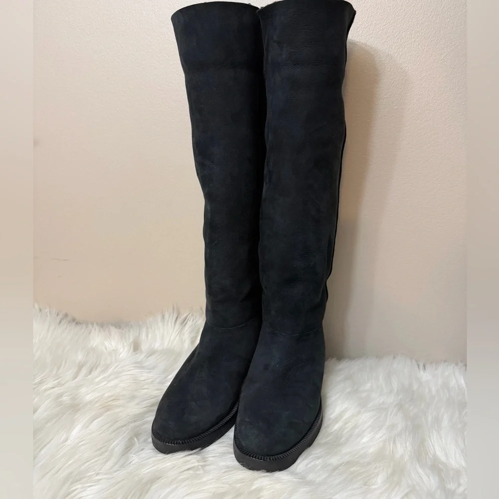 Coach Black Sheerling western boots